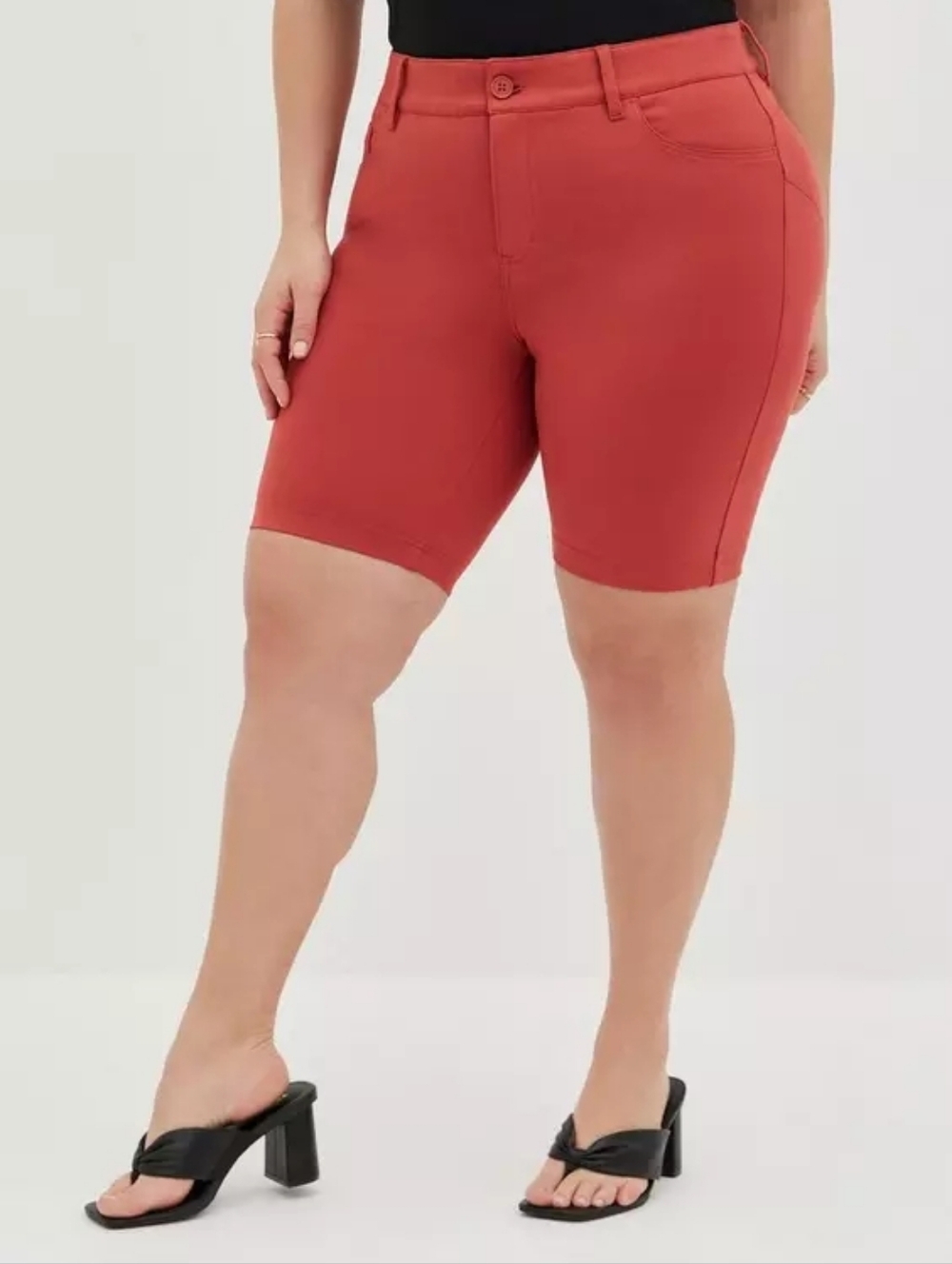 Bermuda Bombshell Studio Luxe Ponte High-rise Short
